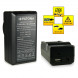 4in1 Power Kit + 2x Akku wie EN-EL14 + Profi Reinigungsset für Nikon D3100 | D3200 | D5100 | D5200 | P7000 | P7100 | P7700-07
